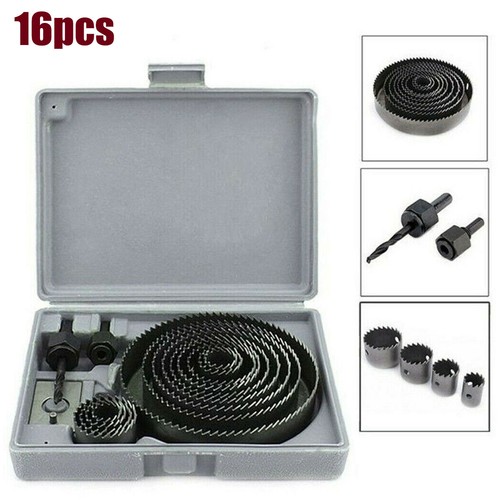 16hole saw kit set - set, 19-127mm