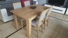 Modern wooden dining table