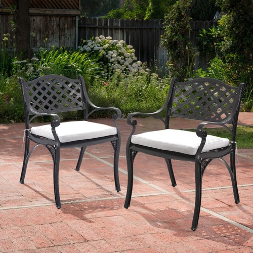2pcs cast aluminum patio - 2pcs,