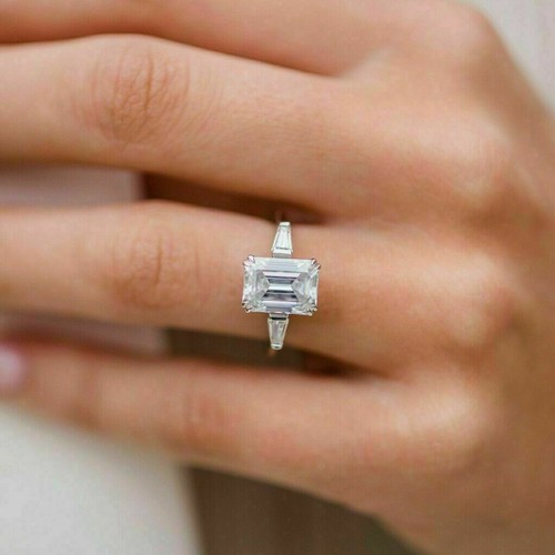 3ct emerald cut diamond - cut,