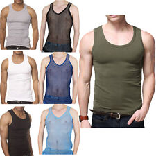 MENS VEST 100% COTTON GYM