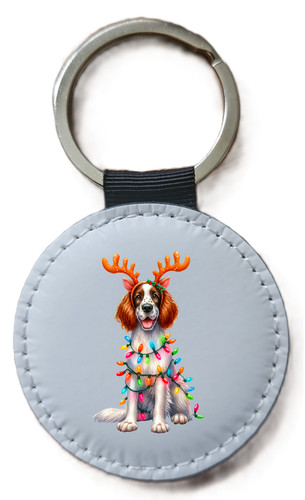 English setter keyring - english,