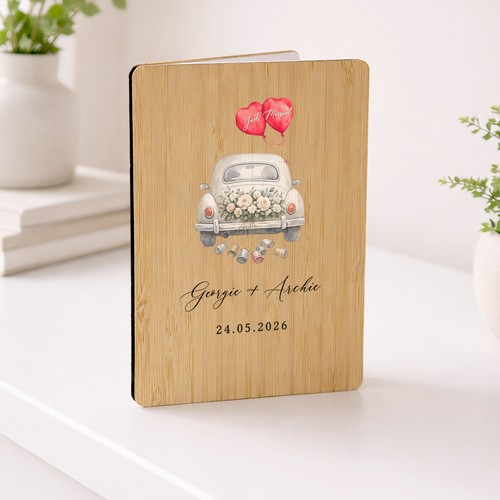 Personalised wedding card - personalised,