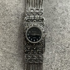 Vintage Silver Tone Marcasite