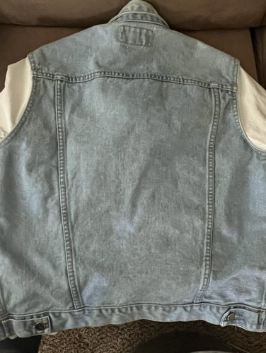 Denim vest with - denim,