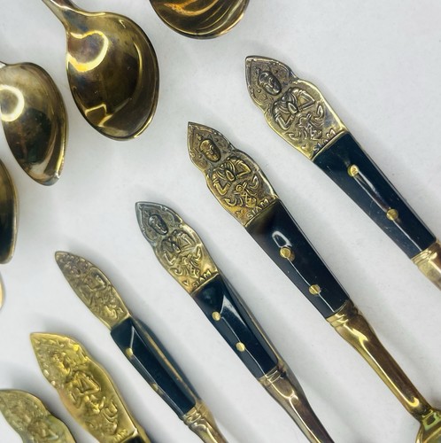 Vintage set thai brass - thai,