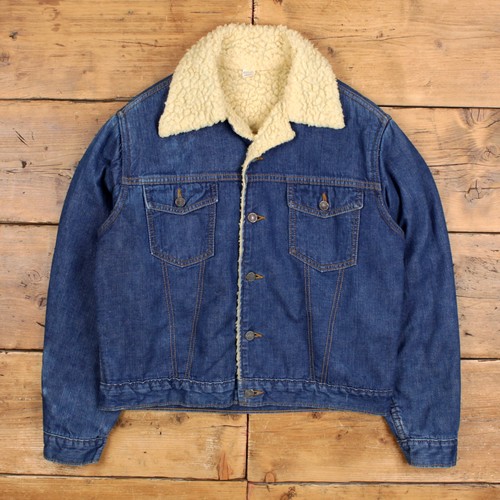 Vintage sherpa lined denim - sherpa,
