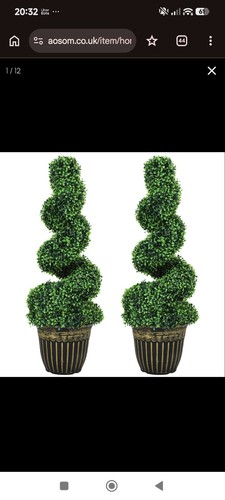 Homcom set potted - homcom, 2