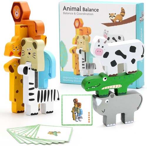 Wooden balancing toy - wooden,