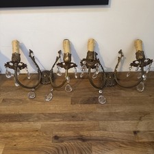 Pair of Vintage Brass &