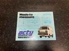 Honda Acty brochure c1978 UK market original