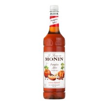 Monin Pumpkin Spice Syrup 1L for Coffee, Milkshakes & Cocktails