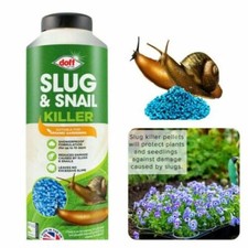 Doff Slug Killer  Showerproof Slug and Snail Kill Pellets  Organic Gardening