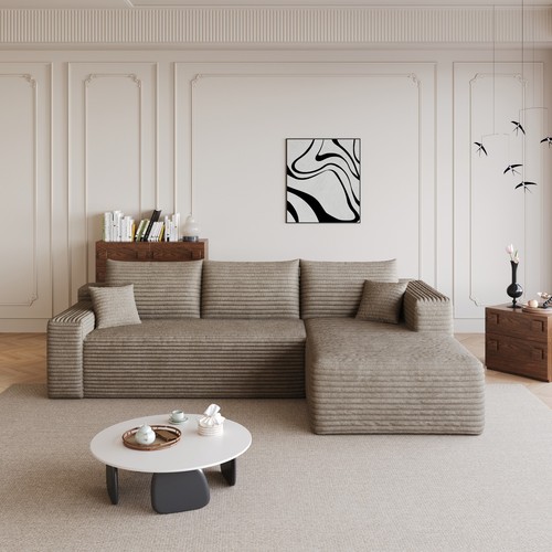 Boneless couch l shape - 95",