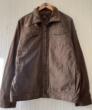 Mens Pall Mall Canvas Jacket / Large / Military / Aviator