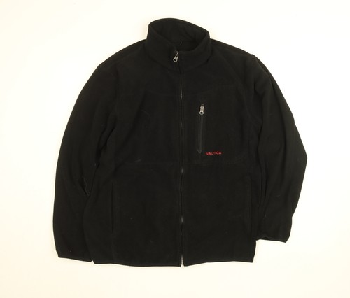 Nautica men black fleece - black,