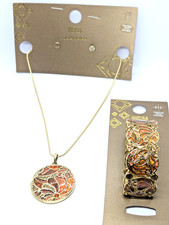 M&S Gold-Plated Enamel brown