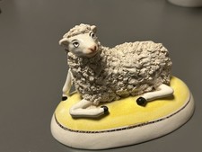 Great Early c19C English Staffordshire Alcock Sheep Lamb Ewe Mantle Piece Fig Ex