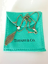 Tiffany & Co. Elsa Peretti Sterling Silver Mesh Tassel & Pearl Pendant Necklace