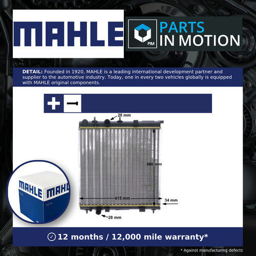 Radiator fits peugeot - fits,