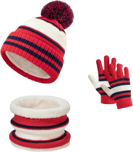 Hat scarf and gloves kids - scarf,