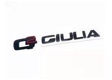 2pcs gloss black alfa romeo - black,