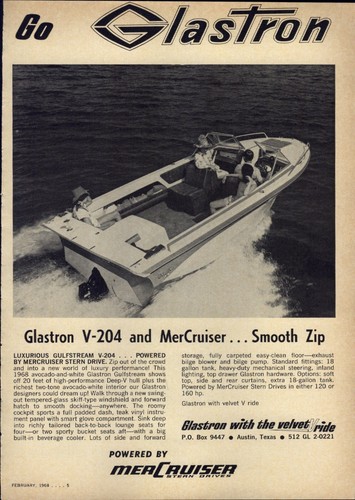 1968 paper glastron - 1968,