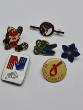 Lot Of 6 Enamel Badges Nursing Medical Care Including Silver