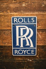 Rolls Royce Cast Iron Sign