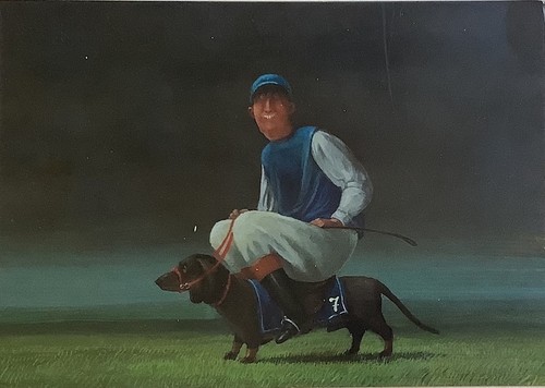 Dog racing dachshund dackel - racing,