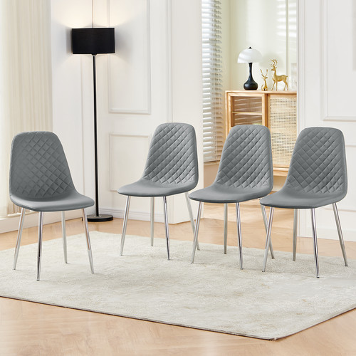 Dining chairs velvet pu - 2/4/6,