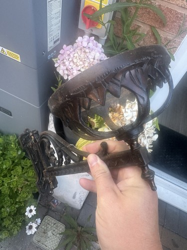 Victorian folding cast - cast, iron