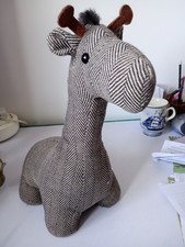 Lovely Giraffe doorstop heavy sand filled