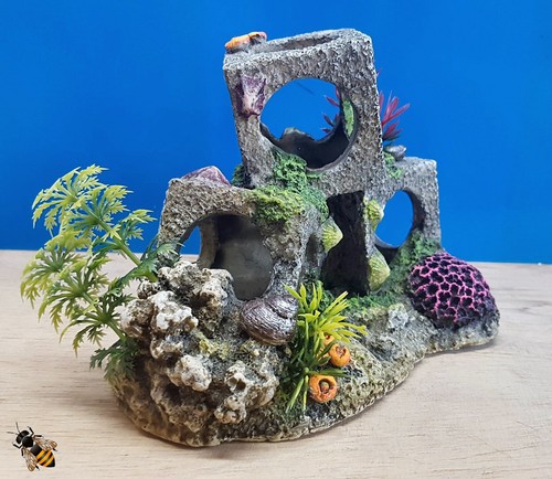 Aquarium ornament coral - aquarium, cubes