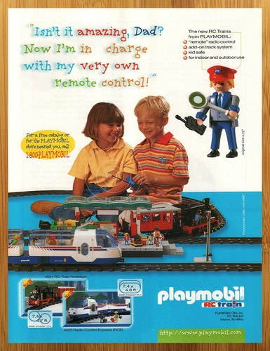 1998 playmobil train - rc,