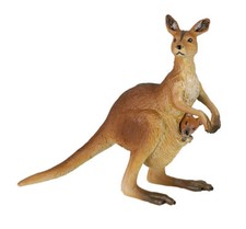 Kangaroo with Joey by Papo Toy