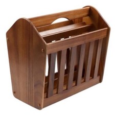 Acacia Wood Magazine Rack