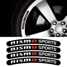 4 X Black Nismo  Wheel Rim Badge Sticker Emblem Skyline GTR R32 R34 R33 370 Juke