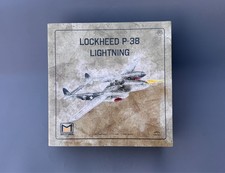 Motor City Classics Militaria Lockheed P-38 Lightning 1/72 Scale Aircraft Model