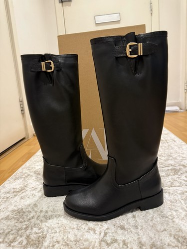 Zara black knee - zara,