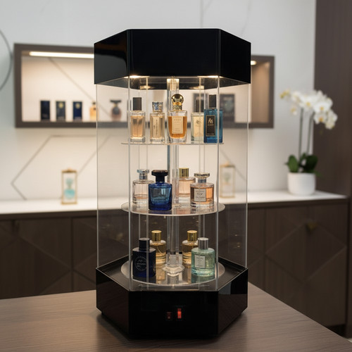 3tier counter top display case - top,