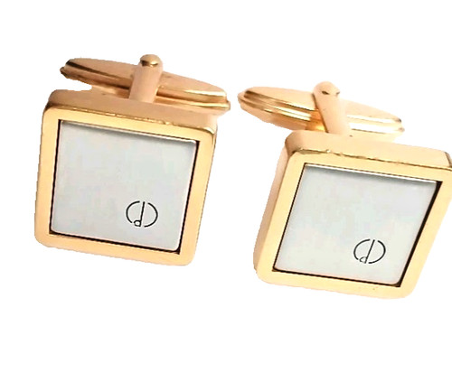 Dunhill cufflinks gold - dunhill,