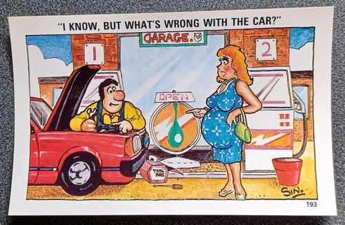 Vintage saucy seaside - saucy, postcard