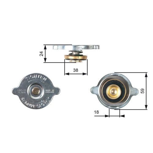 Gates radiator expansion tank - gates,
