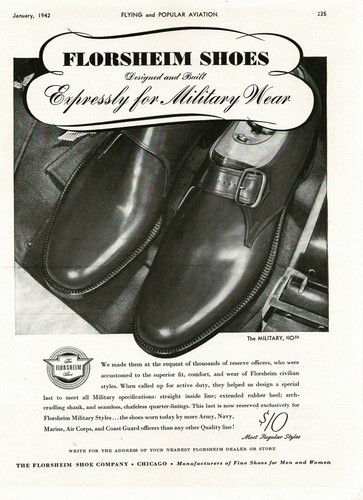 1942 florsheim military - 1942,