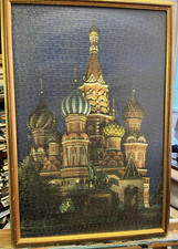 St. Basil's Cathedral in Moscow Framed Jigsaw Puzzle