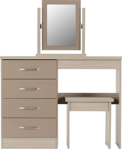 Oyster high gloss - gloss, oak