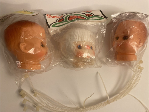 Vintage doll making heads - making,