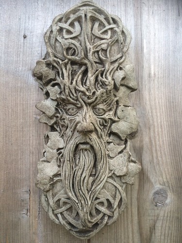 Celtic man stone garden