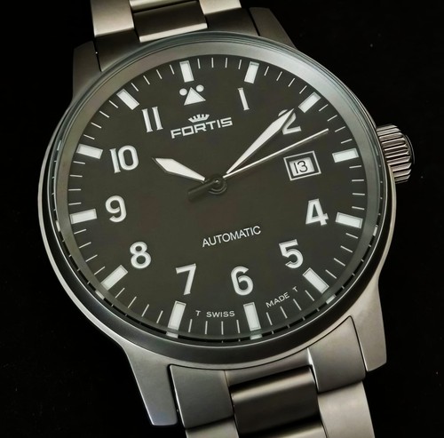 Fortis flieger automatic black - fortis,